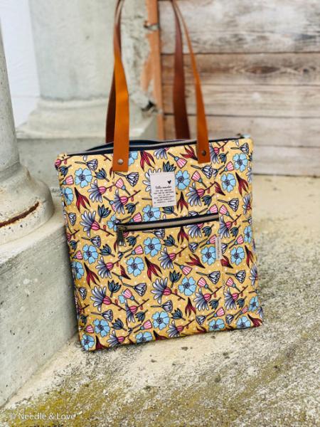 Canvas Garden Stories by Emjo Design Blumen auf Senf von Swafing